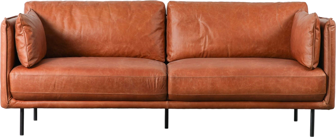 Wigmore Sofa Brown Leather