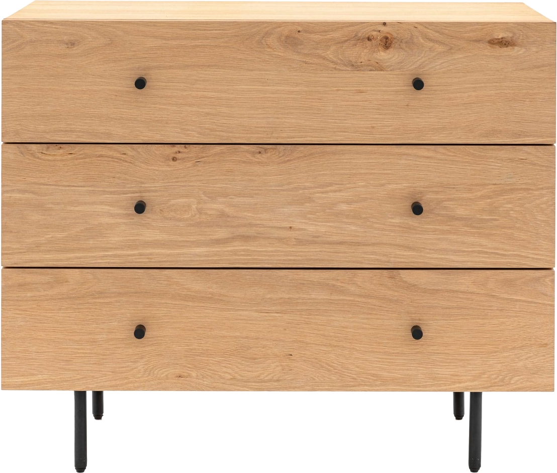 Ashdown 3 Drawer Chest Natural