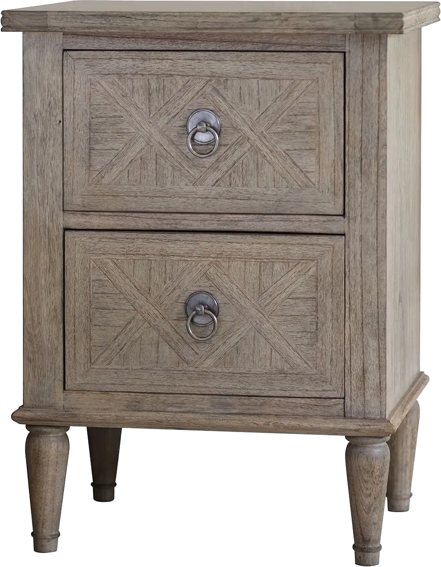 Mustique 2 Drawer Bedside Table