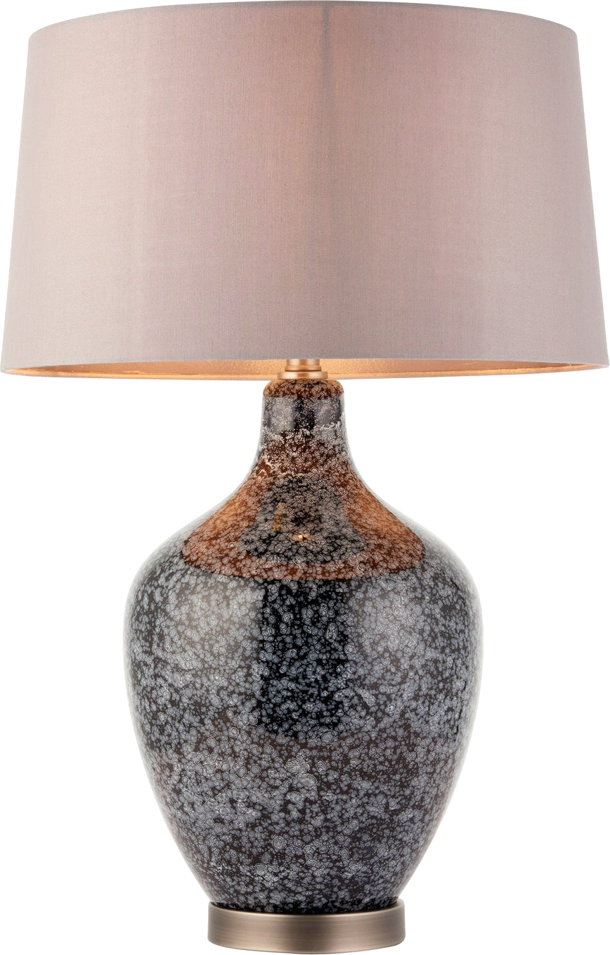Ilsa Table Lamp Grey Black