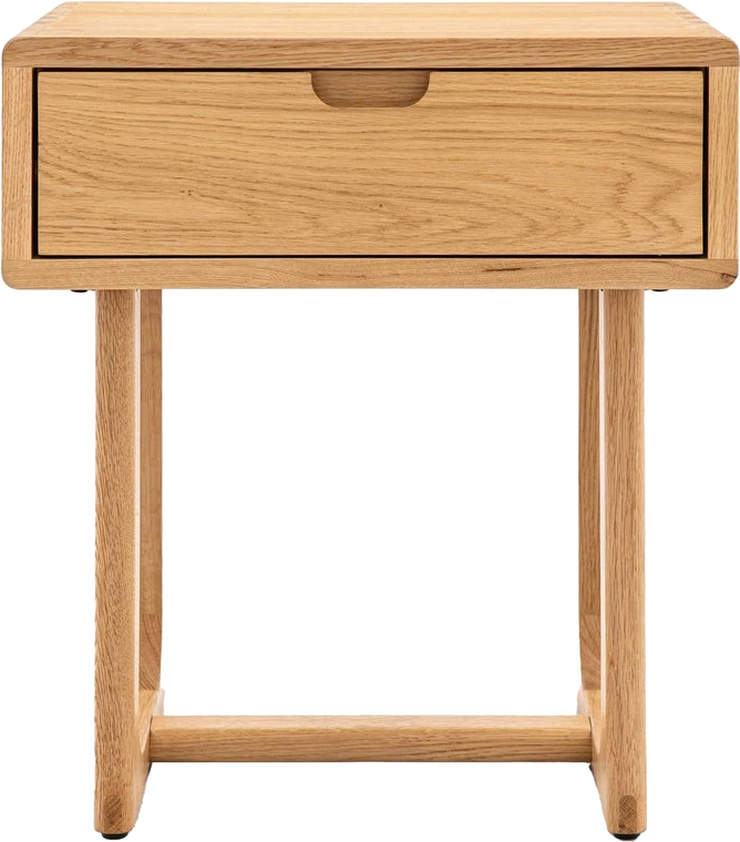 Craft 1 Drawer Bedside Natural