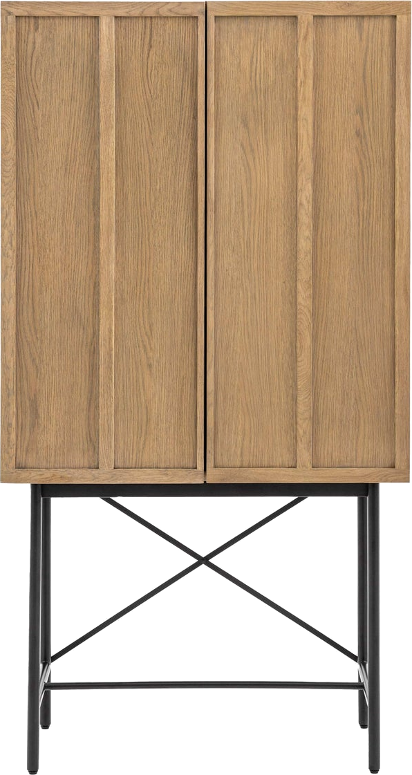 Panelled 2 Door Cocktail Cabinet
